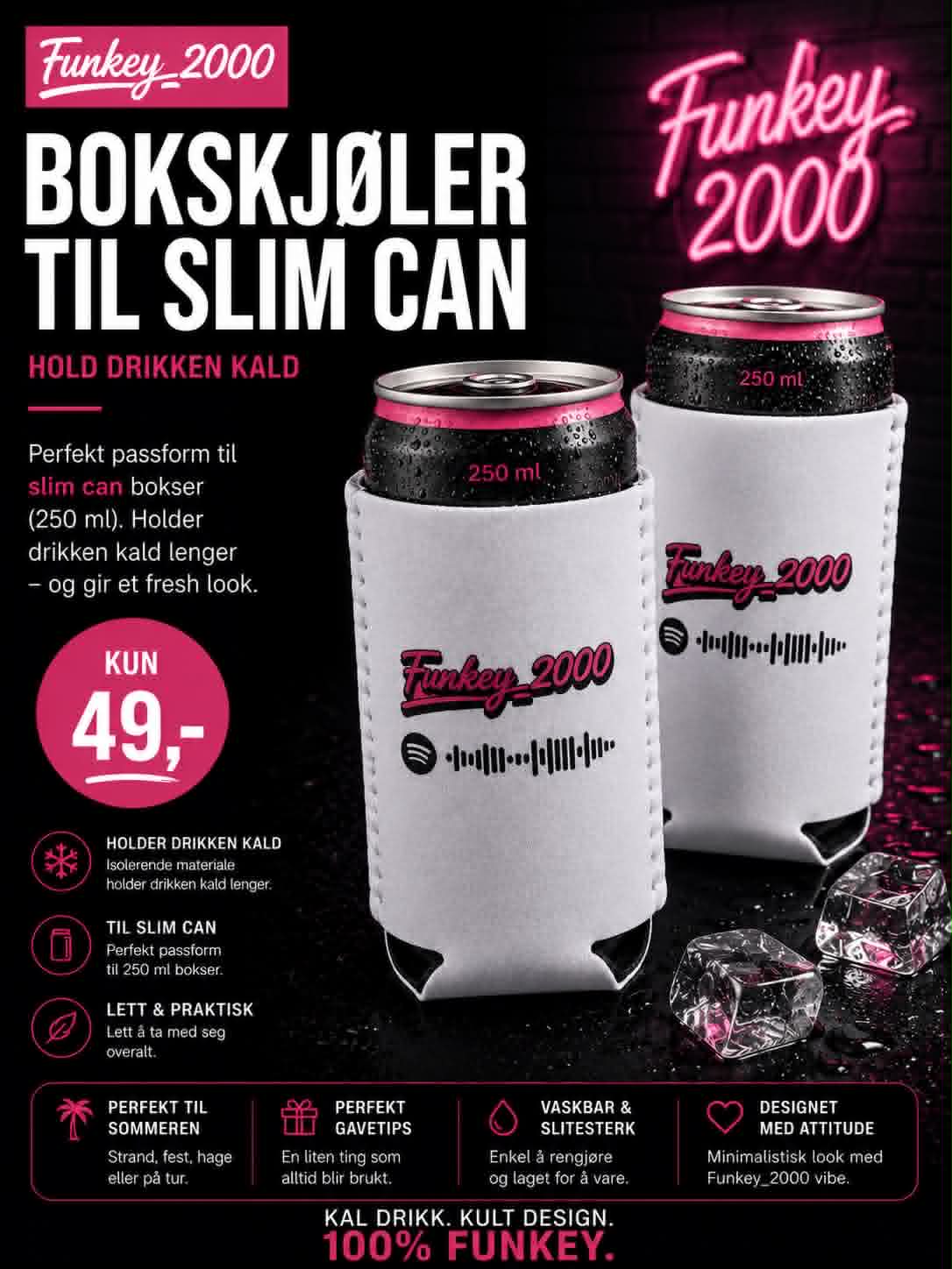 Funkey_2000 bokskjøler til slim can