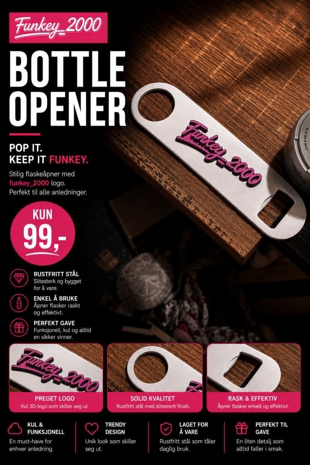 Funkey_2000 flaskeåpner